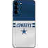 NFL Dallas Cowboys White Striped Galaxy S22 Plus Skin