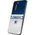 NFL Dallas Cowboys White Striped Galaxy S22 Plus Skin