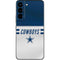 NFL Dallas Cowboys White Striped Galaxy S22 Skin