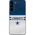 NFL Dallas Cowboys White Striped Galaxy S22 Skin
