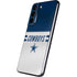 NFL Dallas Cowboys White Striped Galaxy S22 Skin