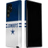 NFL Dallas Cowboys White Striped Galaxy S22 Ultra Pro Case