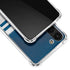 NFL Dallas Cowboys White Striped Galaxy S23 Plus Clear Case