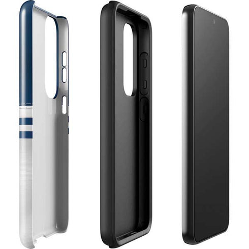 NFL Dallas Cowboys White Striped Galaxy S23 Plus Pro Case