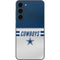 NFL Dallas Cowboys White Striped Galaxy S23 Plus Skin