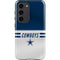 NFL Dallas Cowboys White Striped Galaxy S23 Pro Case