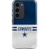 NFL Dallas Cowboys White Striped Galaxy S23 Pro Case