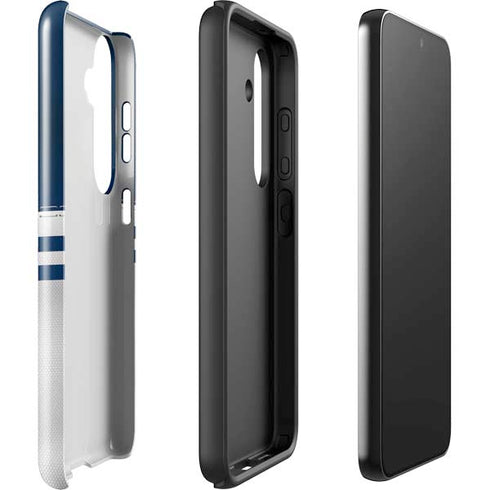 NFL Dallas Cowboys White Striped Galaxy S24 Plus Impact Case