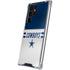 NFL Dallas Cowboys White Striped Galaxy S24 Ultra Clear Case