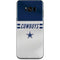 NFL Dallas Cowboys White Striped Galaxy S8 Skin