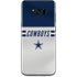 NFL Dallas Cowboys White Striped Galaxy S8 Skin
