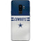 NFL Dallas Cowboys White Striped Galaxy S9 Plus Skin