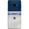 NFL Dallas Cowboys White Striped Galaxy S9 Skin