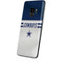 NFL Dallas Cowboys White Striped Galaxy S9 Skin