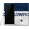 NFL Dallas Cowboys White Striped Samsung Galaxy Tab Skin