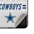 NFL Dallas Cowboys White Striped Galaxy Z Flip Skin