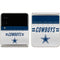 NFL Dallas Cowboys White Striped Galaxy Z Flip3 5G Skin