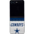 NFL Dallas Cowboys White Striped Galaxy Z Flip5 5G Skin