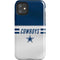 NFL Dallas Cowboys White Striped iPhone 11 Impact Case