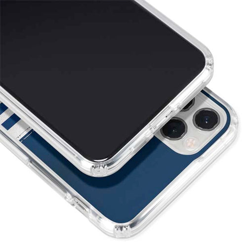 NFL Dallas Cowboys White Striped iPhone 11 Pro Clear Case