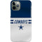NFL Dallas Cowboys White Striped iPhone 11 Pro Lite Case