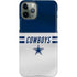 NFL Dallas Cowboys White Striped iPhone 11 Pro Lite Case