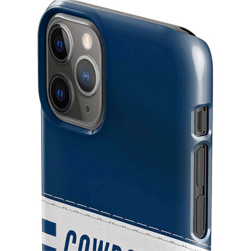 NFL Dallas Cowboys White Striped iPhone 11 Pro Lite Case