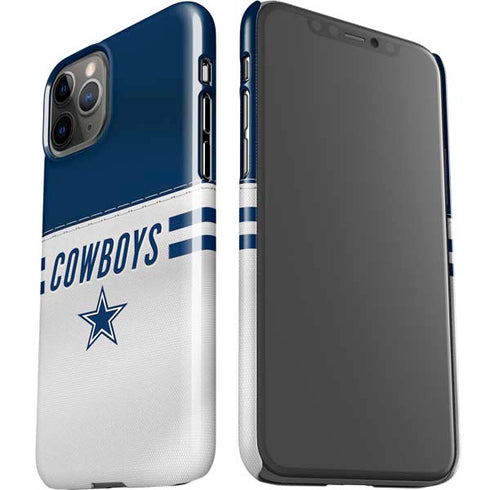 NFL Dallas Cowboys White Striped iPhone 11 Pro Lite Case