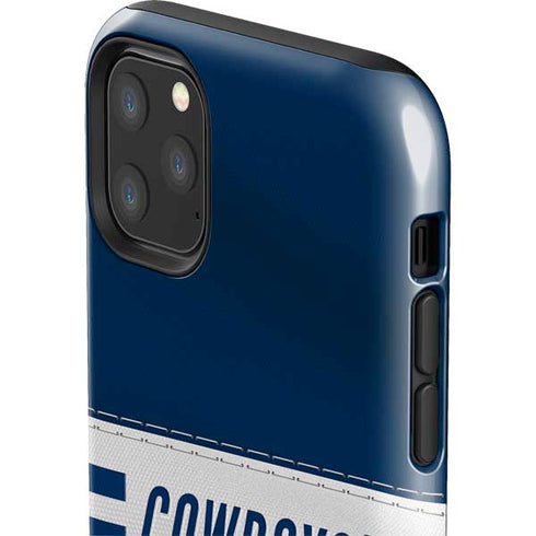 NFL Dallas Cowboys White Striped iPhone 11 Pro Max Impact Case