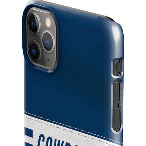 NFL Dallas Cowboys White Striped iPhone 11 Pro Max Lite Case