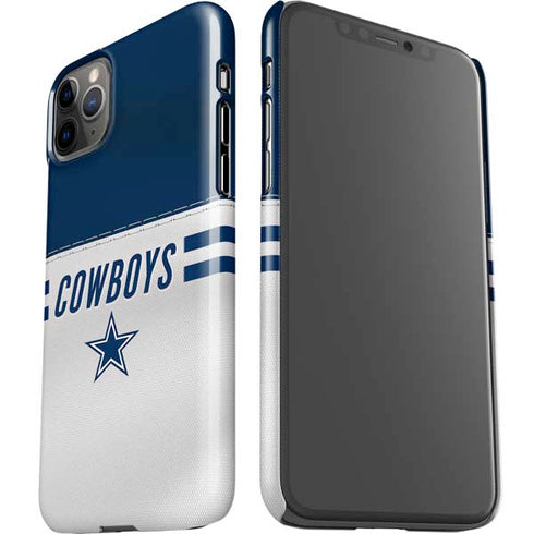 NFL Dallas Cowboys White Striped iPhone 11 Pro Max Lite Case