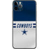 NFL Dallas Cowboys White Striped iPhone 11 Pro Max Skin