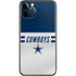 NFL Dallas Cowboys White Striped iPhone 11 Pro Skin
