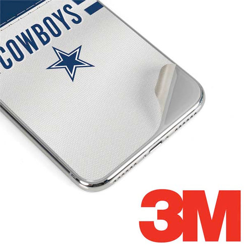 NFL Dallas Cowboys White Striped iPhone 11 Pro Skin