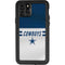 NFL Dallas Cowboys White Striped iPhone 11 Pro Waterproof Case