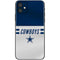 NFL Dallas Cowboys White Striped iPhone 11 Skin