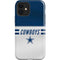 NFL Dallas Cowboys White Striped iPhone 12 Impact Case