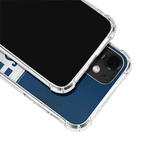 NFL Dallas Cowboys White Striped iPhone 12 Mini Clear Case