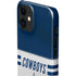 NFL Dallas Cowboys White Striped iPhone 12 Mini Lite Case