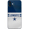 NFL Dallas Cowboys White Striped iPhone 12 Mini Skin