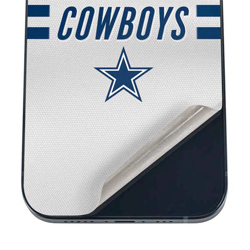 NFL Dallas Cowboys White Striped iPhone 12 Mini Skin