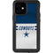NFL Dallas Cowboys White Striped iPhone 12 Mini Waterproof Case