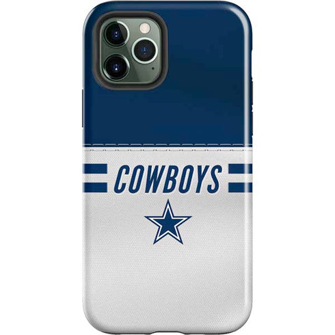 NFL Dallas Cowboys White Striped iPhone 12 Pro Max Impact Case