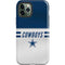 NFL Dallas Cowboys White Striped iPhone 12 Pro Max Impact Case