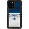 NFL Dallas Cowboys White Striped iPhone 12 Pro Max Waterproof Case