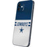 NFL Dallas Cowboys White Striped iPhone 12 Skin