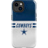 NFL Dallas Cowboys White Striped iPhone 14 Plus Impact Case