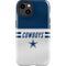 NFL Dallas Cowboys White Striped iPhone 15 Plus Impact Case