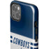NFL Dallas Cowboys White Striped iPhone 15 Impact Case