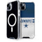 NFL Dallas Cowboys White Striped iPhone 15 Plus MagSafe Case
